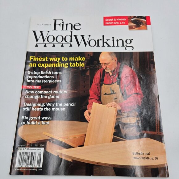 Tauton’s Fine Woodworking Magazine Lot October 2005 April August October 2011 Lo - Picture 6 of 9